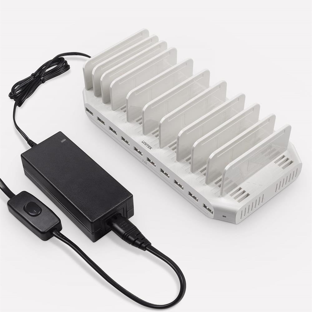 10 Port USB Charging Station 60W