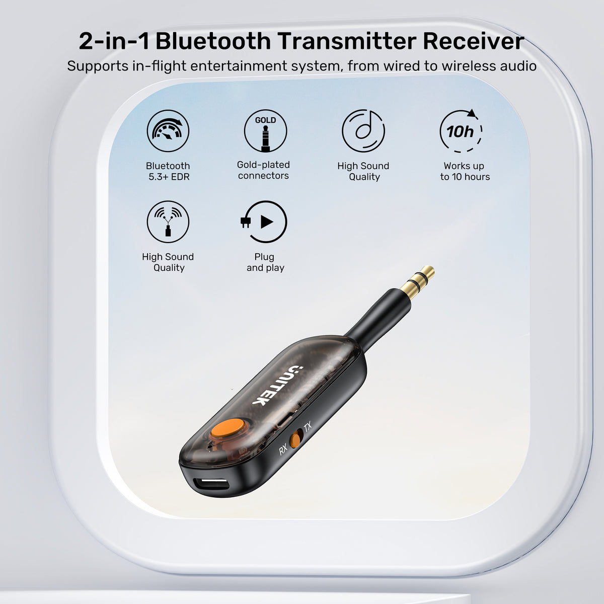 2-in-1 Bluetooth Transmitter Receiver