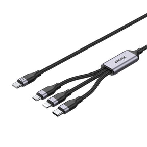 3-in-1 USB-C to Lightning / USB-C / Micro USB Multi Charging Cable