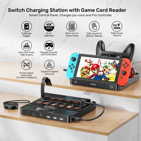 Switch Charging Station with Game Card Reader