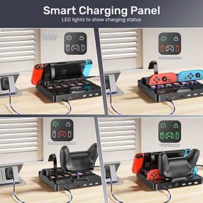 Switch Charging Station with Game Card Reader