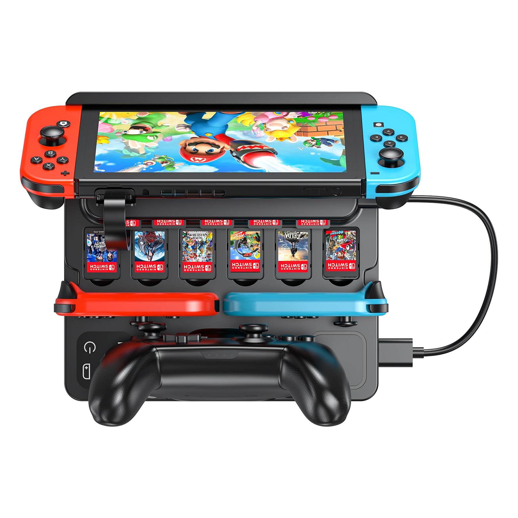 Switch Charging Station with Game Card Reader