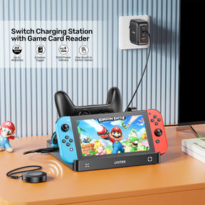 Switch Charging Station with Game Card Reader