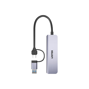 uHUB P5+ 5-in-1 USB 5Gbps Hub with SD and Micro SD Card Reader