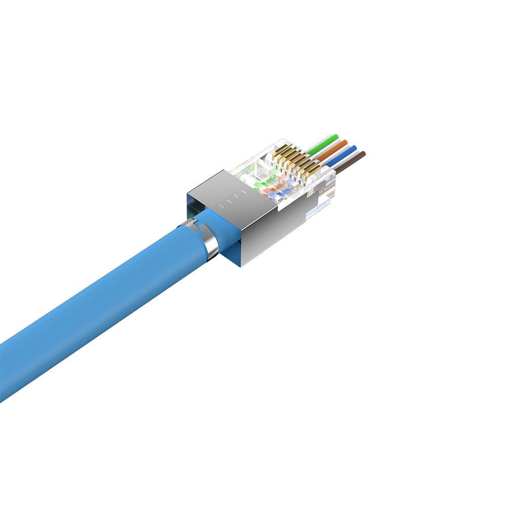 Cat.7 Pass Through Connector