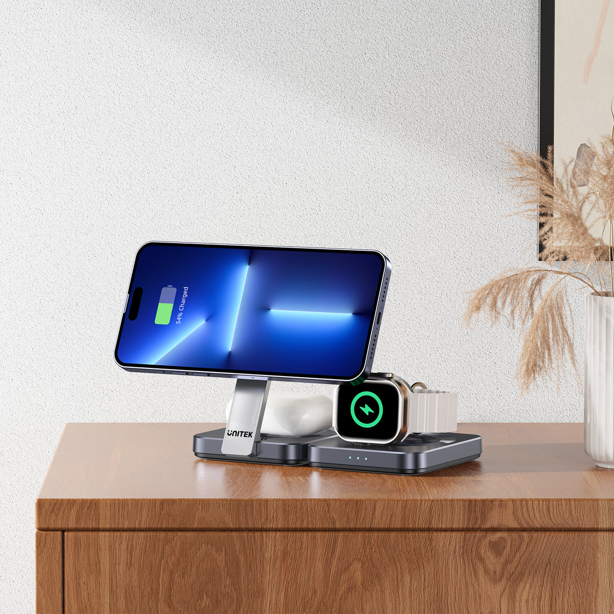 Qi2 Foldable 3-in-1 Charging Station