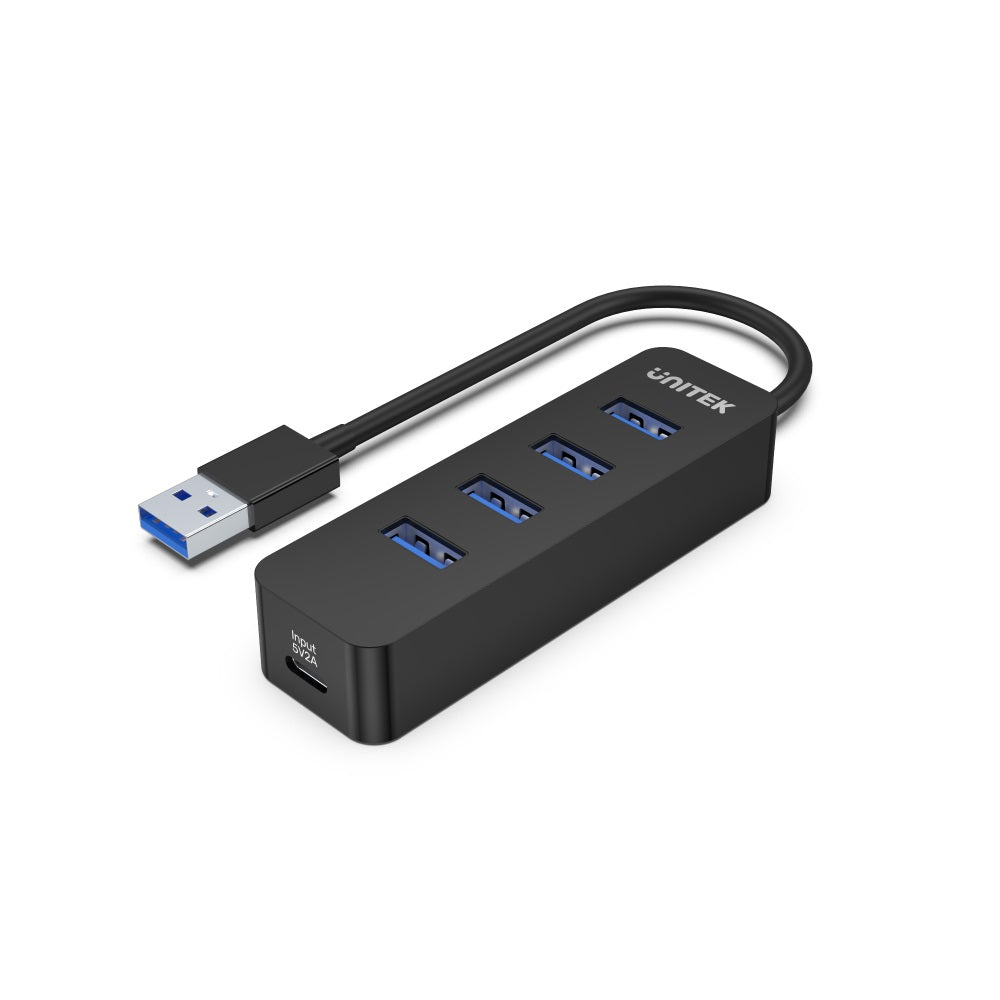 uHUB Q4 4 Ports Powered USB 3.0 Hub with USB-C Power Port