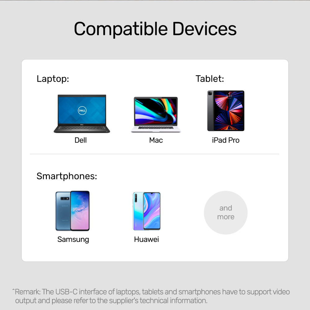 8K USB-C to HDMI 2.1 Adapter With HDCP2.3