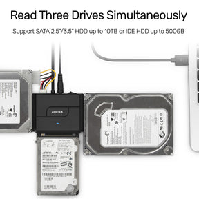 SmartLink Trinity USB 3.0 to 3 Ports SATA/ IDE HDD/ SSD Adapter